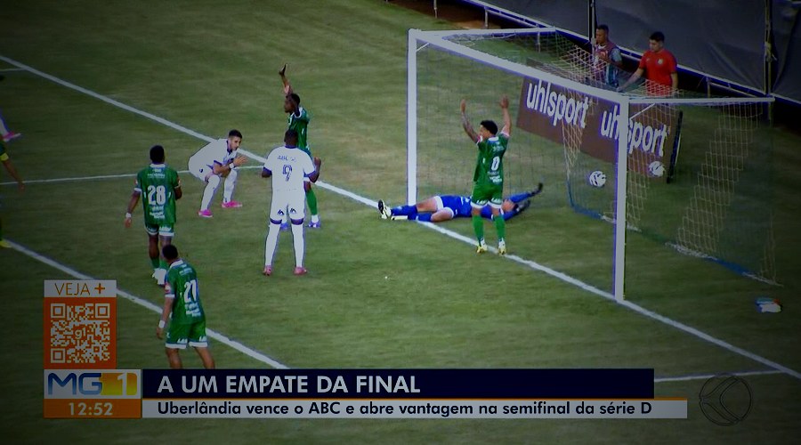 Esporte: veja gols de Uberlândia 1 x 0 ABC pela Série D do Brasileiro