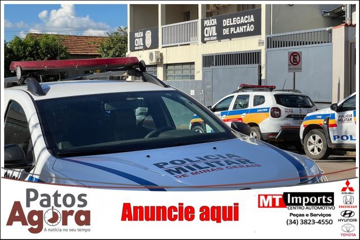 Homem é preso em flagrante após agredir companheira que segurava bebê no colo em Patos de Minas